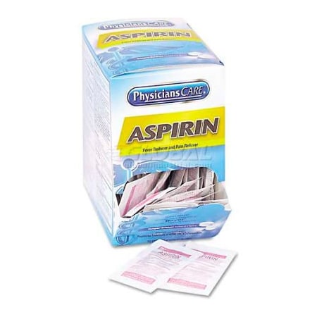 Acme United PhysiciansCare 90014 Aspirin Medication, 50 Doses 90014